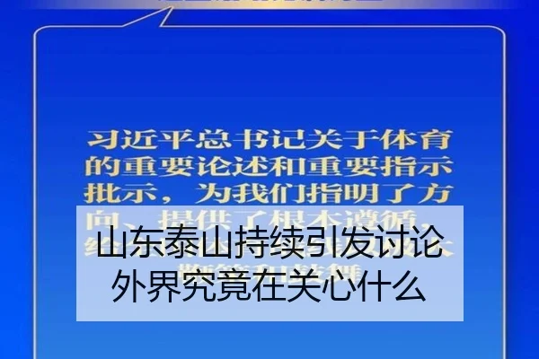 山东泰山持续引发讨论 外界究竟在关心什么